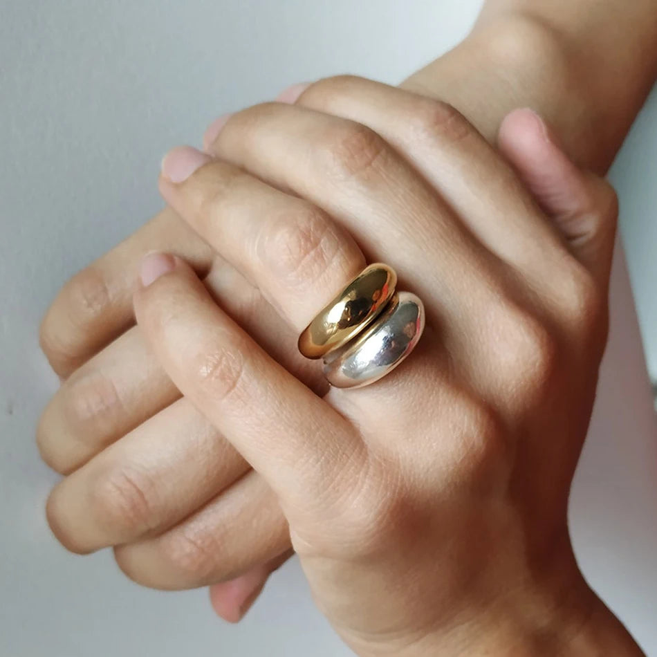 Arc Gold Ring - ARIA