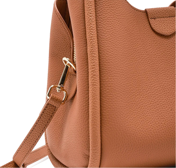Leather Shoulder Handbag - SIENNA