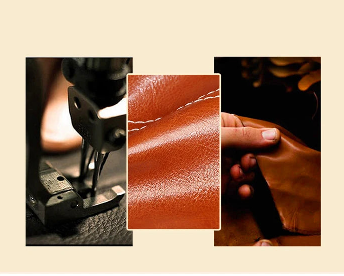 Vintage Leather Crossbody Bag - ALBA