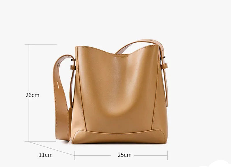 Sac bandoulière en cuir - NOÉLLE