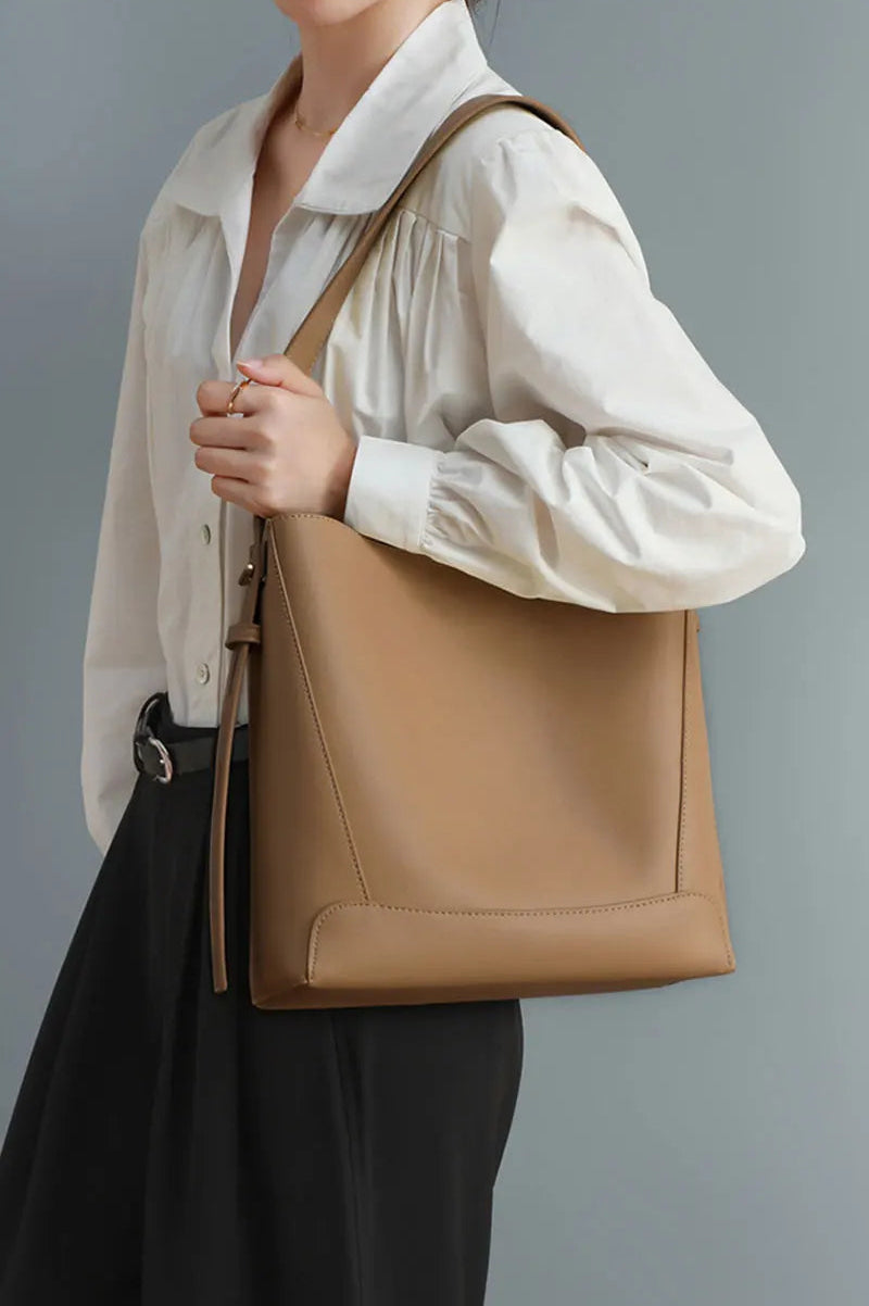 Sac bandoulière en cuir - NOÉLLE