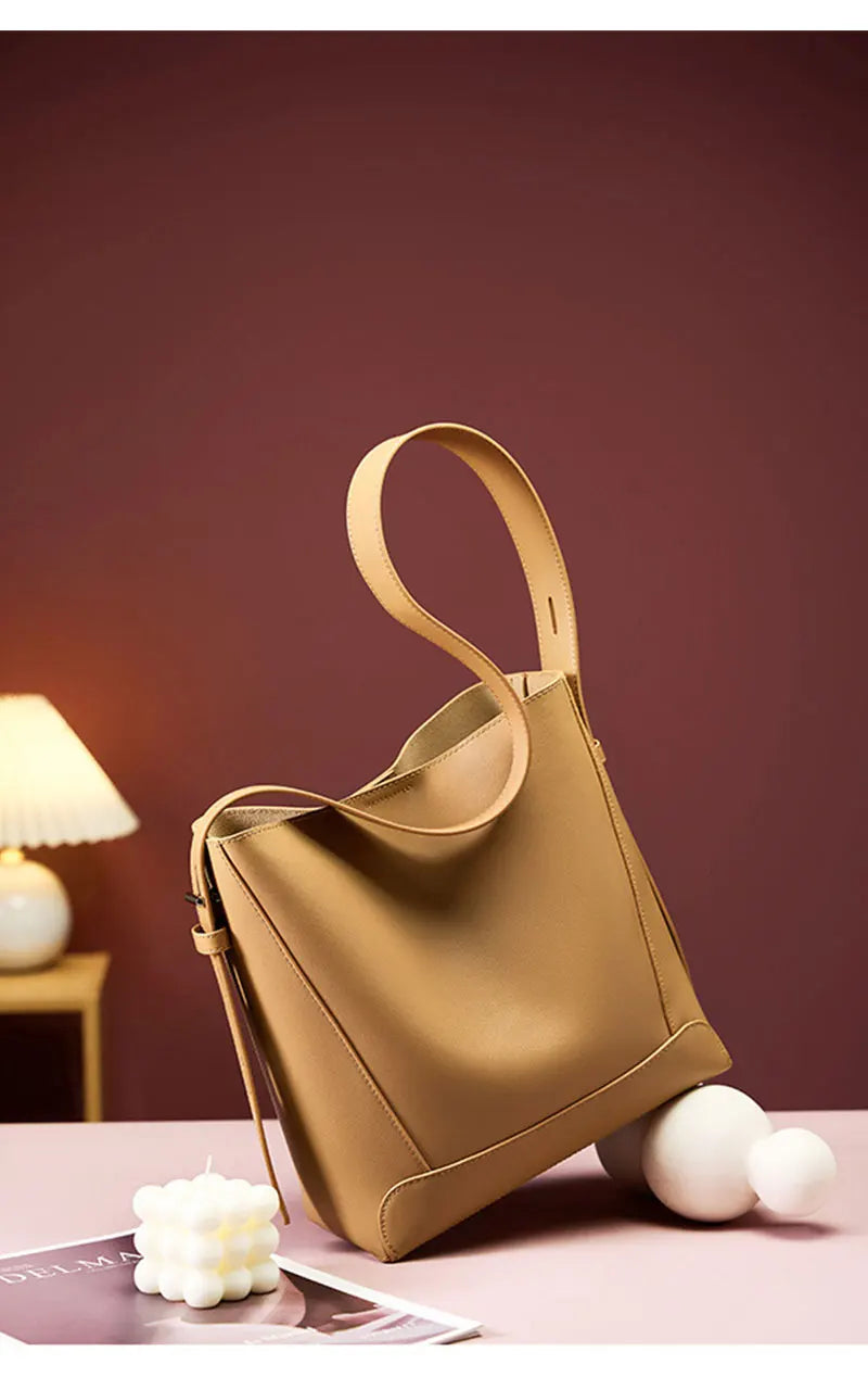 Sac bandoulière en cuir - NOÉLLE