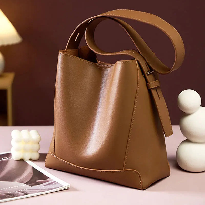 Sac bandoulière en cuir - NOÉLLE