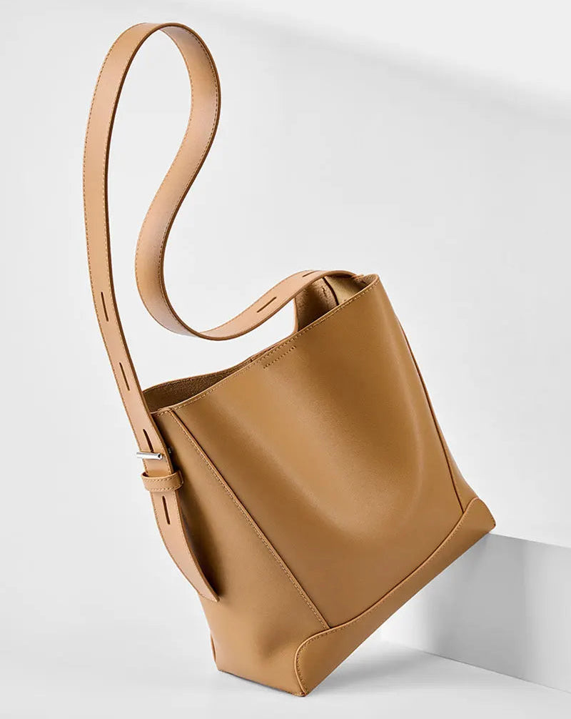 Sac bandoulière en cuir - NOÉLLE