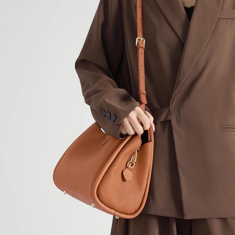 Sac à bandoulière en cuir - SIENNE