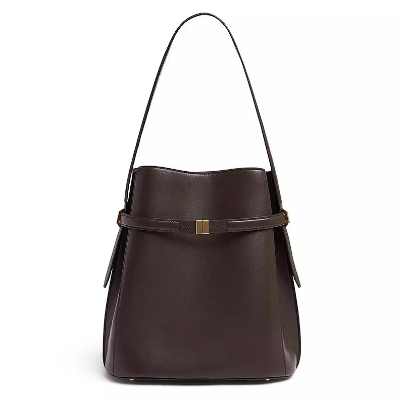 Leather Shoulder Bag - ELOISE